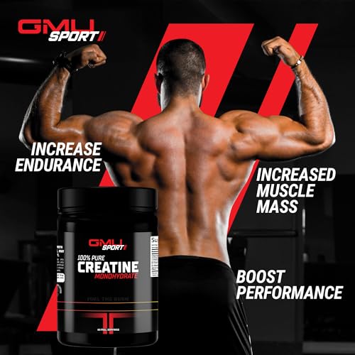GMU Sport Creatine Monohydrate for strength, power and muscle growth