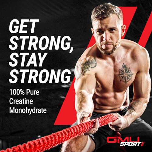 GMU Sport Creatine Monohydrate for strength, power and muscle growth