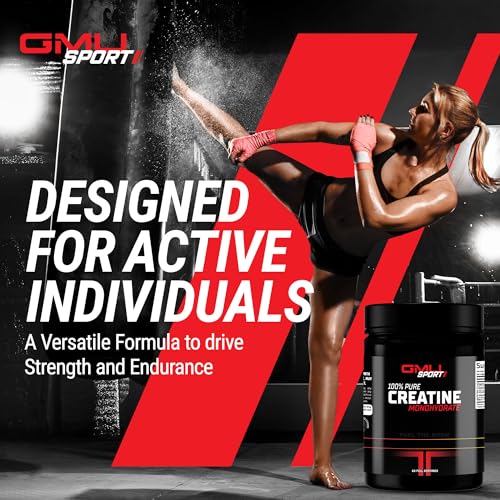 GMU Sport Creatine Monohydrate for strength, power and muscle growth