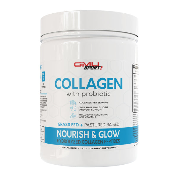 GMU Sport Collagen Powder with Probiotic for gut health and joint recovery