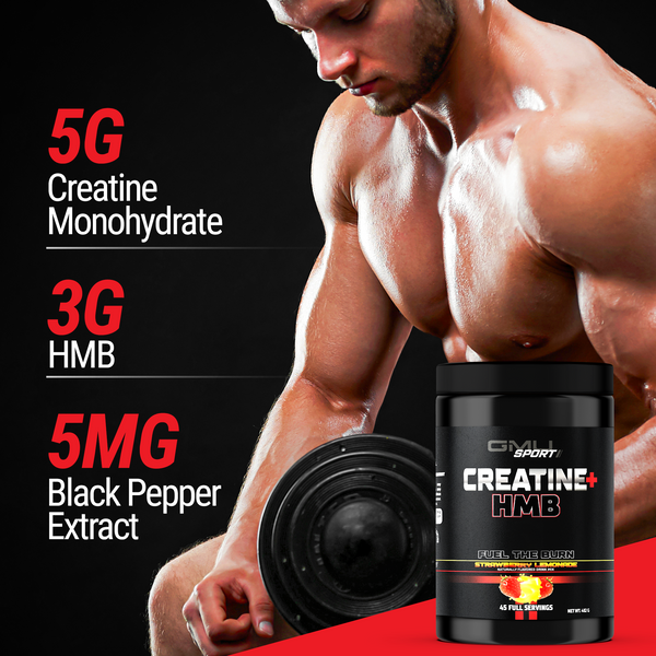 GMU Sport Creatine + HMB — fuel serious muscle growth, dominate every workout and recover faster