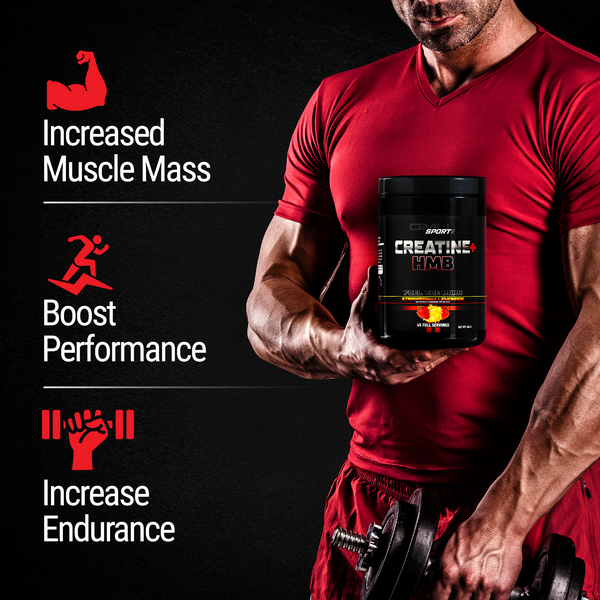 GMU Sport Creatine + HMB — fuel serious muscle growth, dominate every workout and recover faster