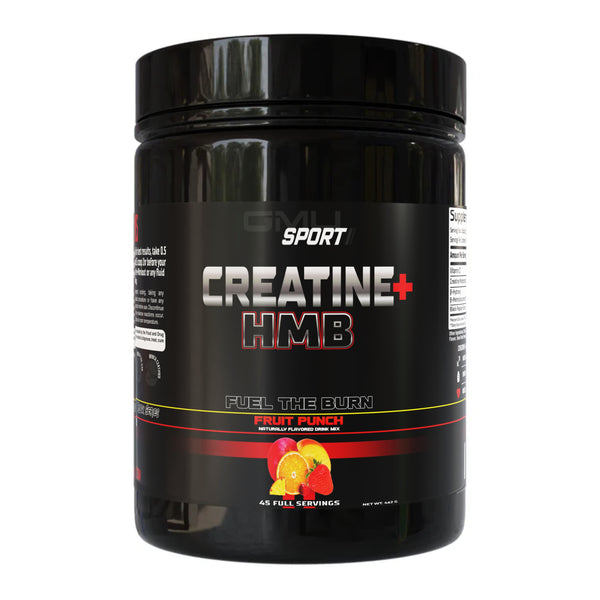 GMU Sport Creatine HMB 45 servings — scientifically proven to build muscle, prevent breakdown and crush plateaus