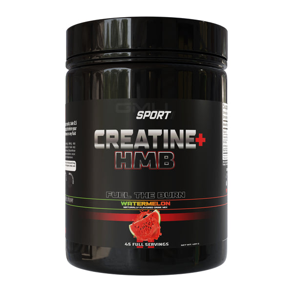 GMU Sport Creatine + HMB Powder — the ultimate muscle building stack for explosive strength and lean gains