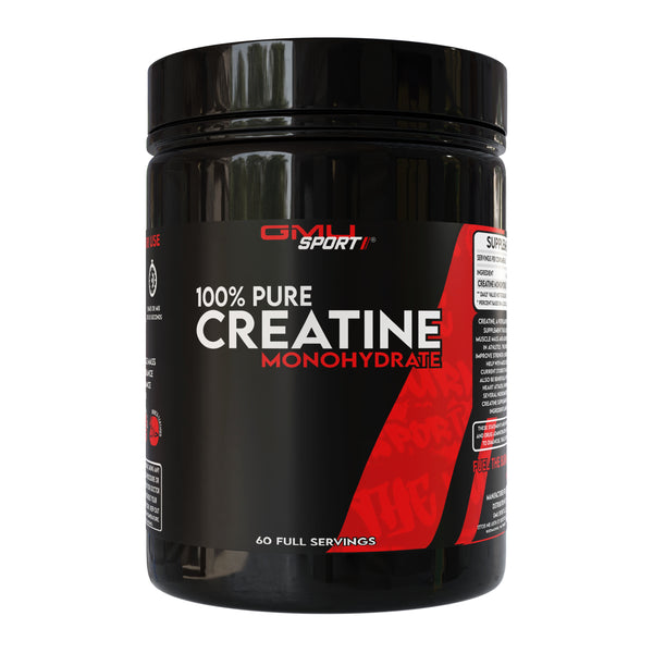 GMU Sport Creatine Monohydrate for strength, power and muscle growth