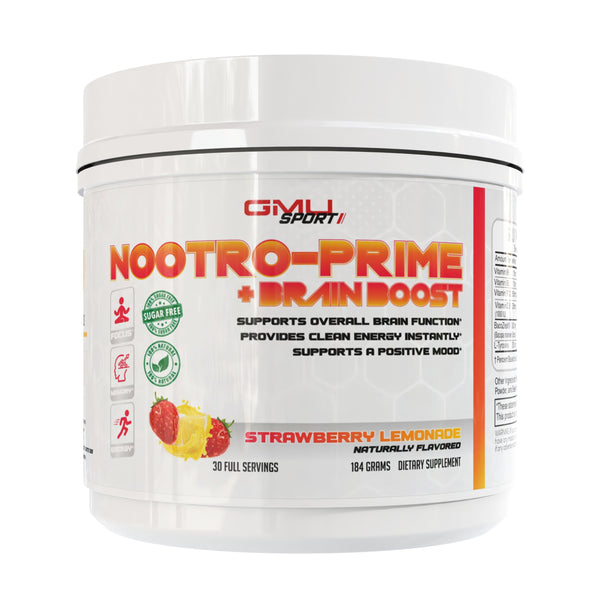 GMU Sport Nootro-Prime+ Brain Boost for focus, energy and mental performance