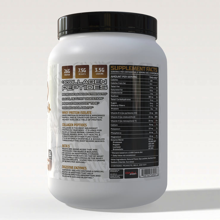 100% 5lb ISOLATE WHEY PROTEIN + Digestive Enzymes Blend