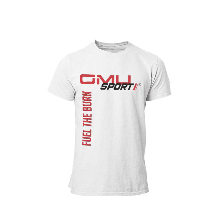 (T-Shirt) Fuel the Burn - White | GMU Sport