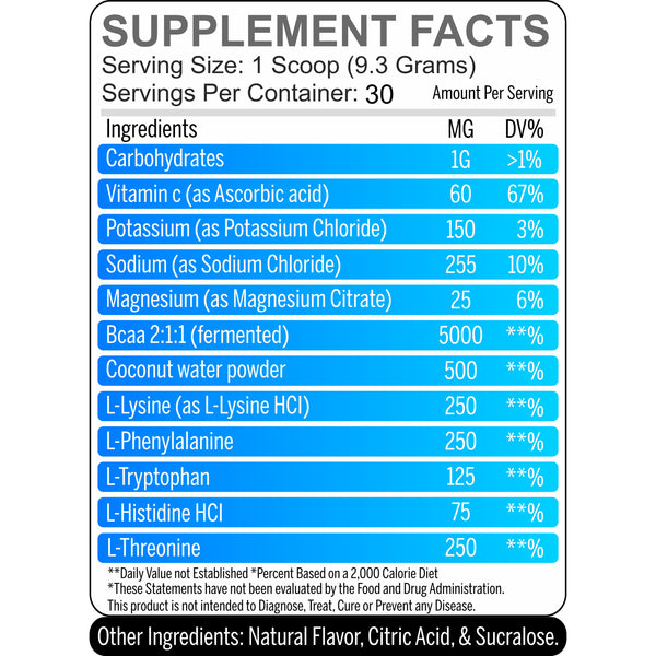 EAA + BCAA Hydration Powder
